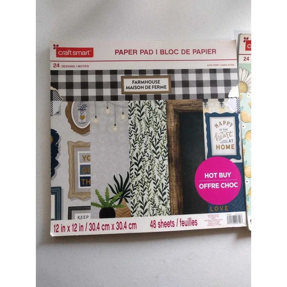 Craft‎ smart scrape book paper pads.